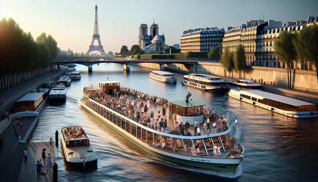 Bateau-mouche à Paris
